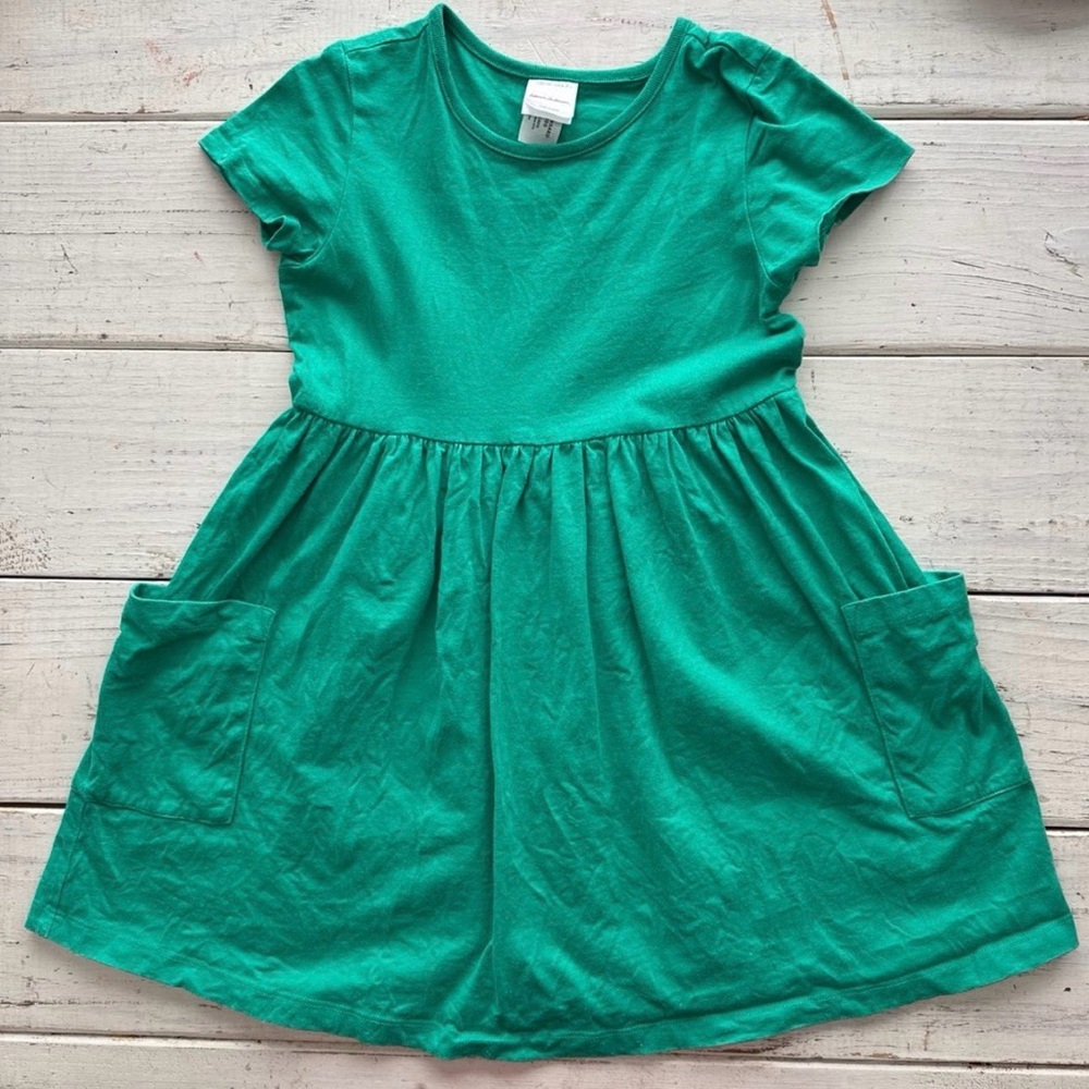 Hanna Andersson Green Play Dress